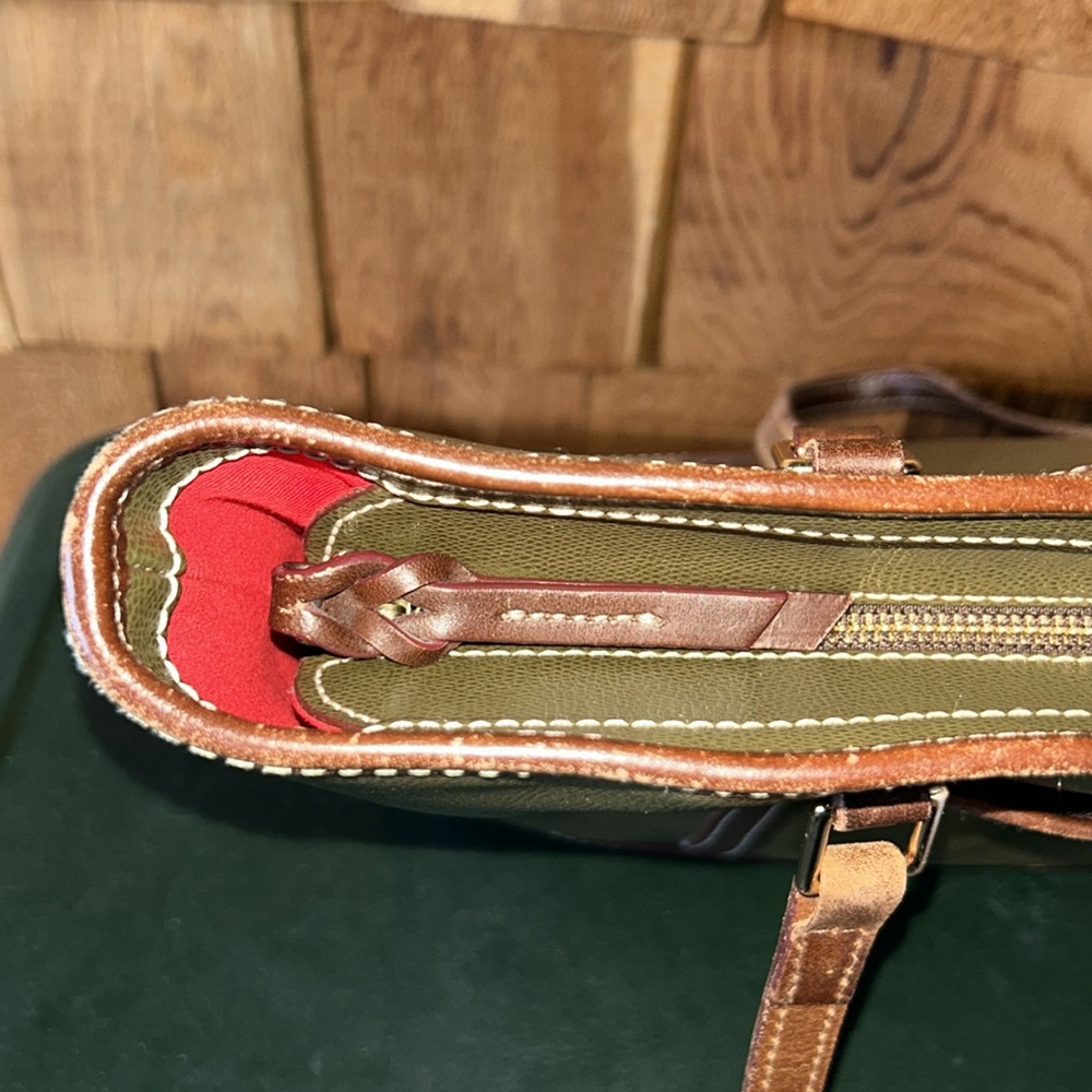 Dooney & Bourke Claremont Cynthia Tote,Olive/Chocolate MSRP $298 Large Handbag - Picture 5 of 11